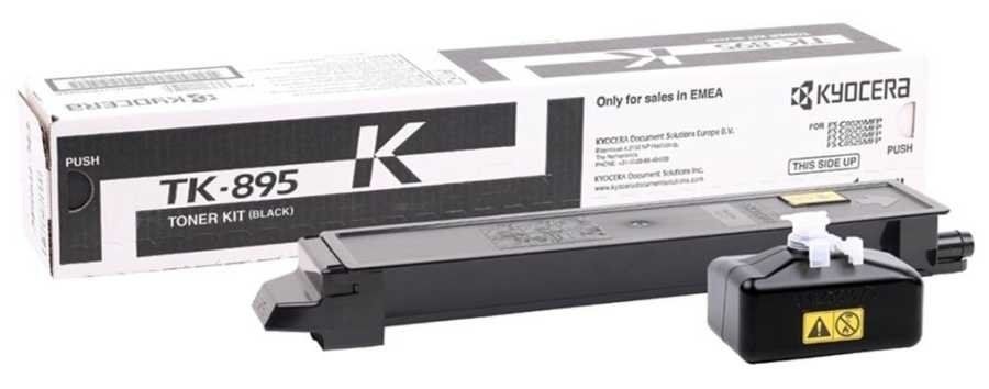 Kyocera TK-895 Siyah Orjinal Toner / FSC8020 / FSC8025 / FSC8520 / FSC8525