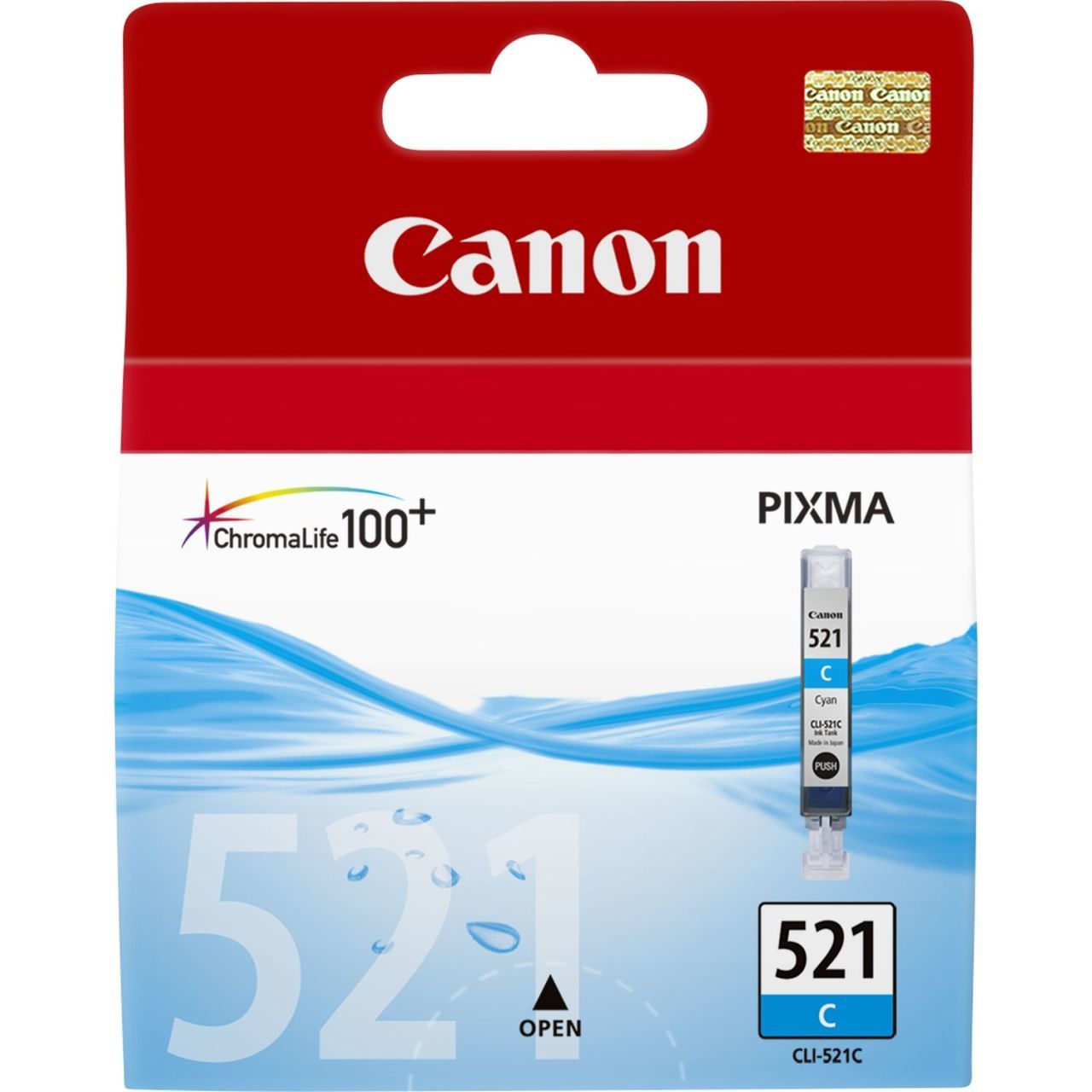 Canon Cli-521C / Pixma İP3600/ 4600 / 4700 / MP540 / MP550 / MP560 / MP620 / MP630 / MP640 / MP980 / MP990 / MX860 / MX870 Mavi Kartuş