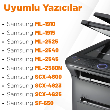 Samsung MLT-D105L Toner Tozu 500GR. / ML-1910 / ML-1915 / SCX-4623 / SCX-4600 / SF-650