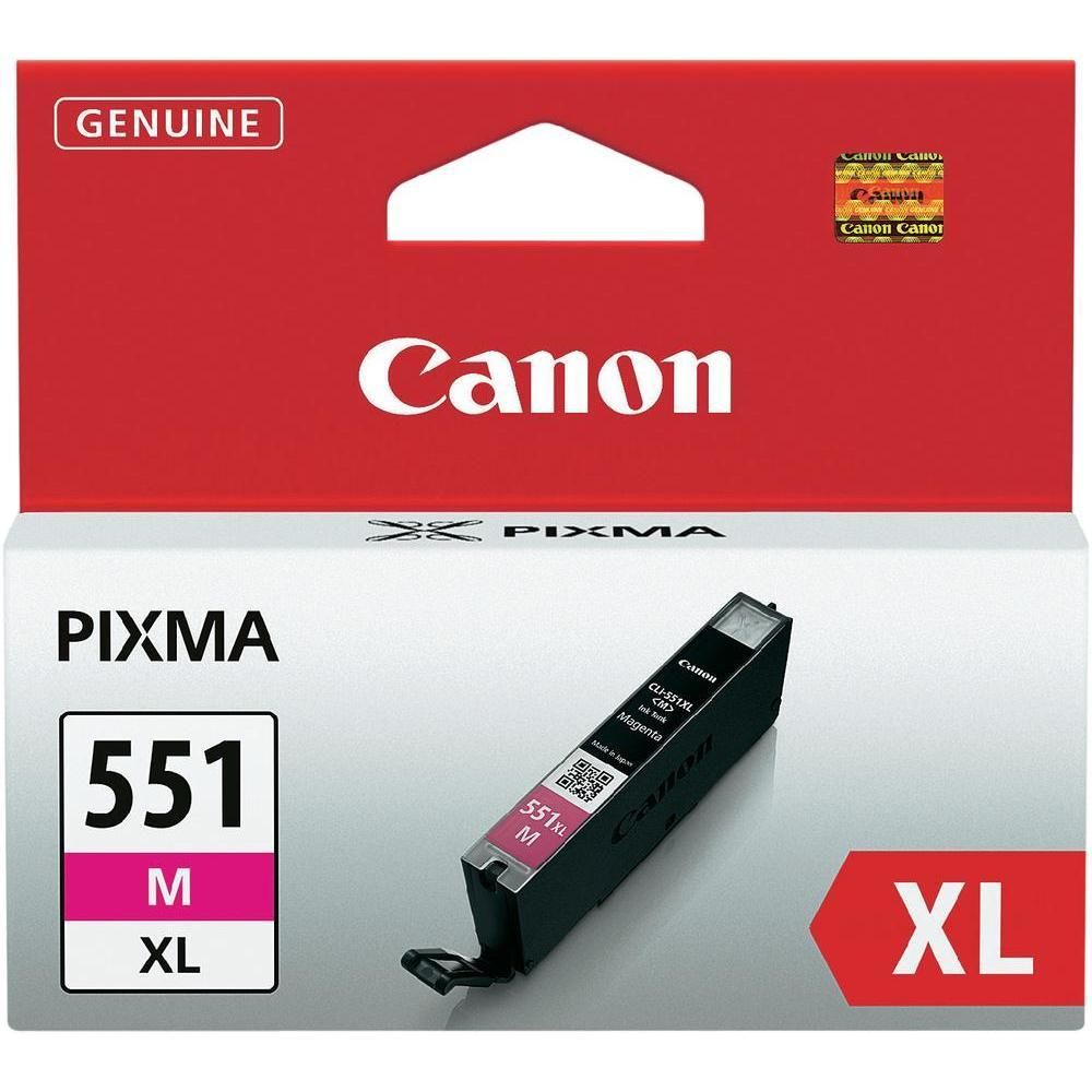Canon Cli-551XL Kırmızı Yüksek Kapasite Orjinal Mürekkep Kartuşu