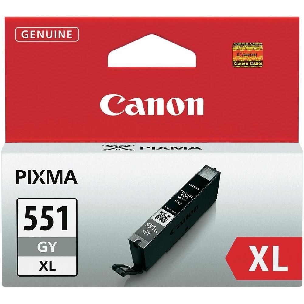 Canon Cli-551XL GY Gri Yüksek Kapasite Orjinal Mürekkep Kartuşu