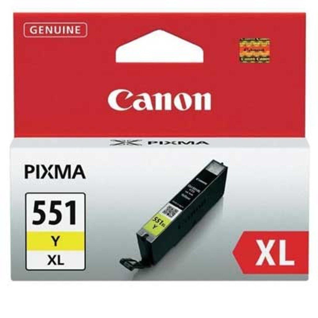 Canon Cli-551XL Sarı Yüksek Kapasite Orjinal Mürekkep Kartuşu