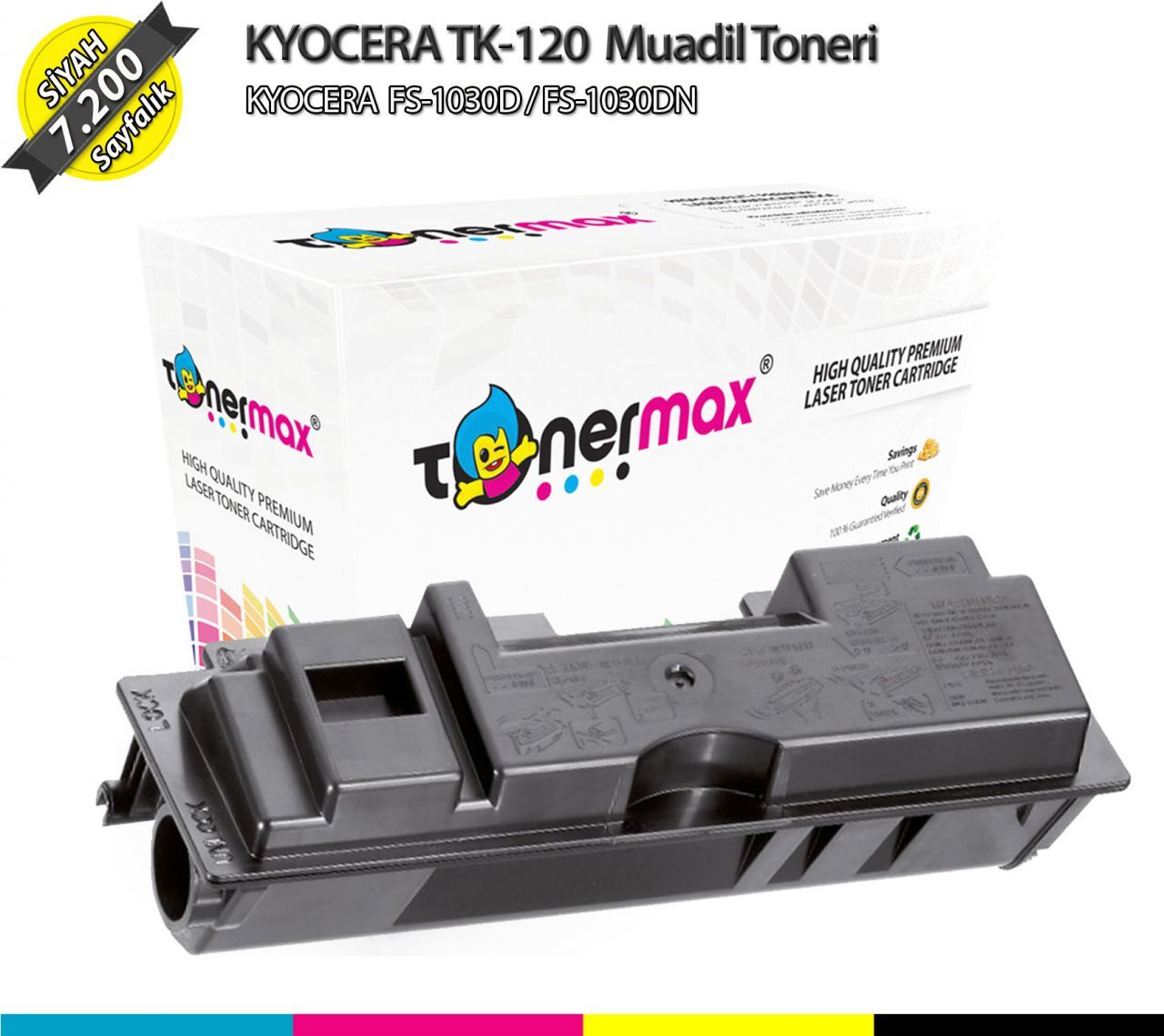 Kyocera Mita TK-120 / FS1030 Muadil Toneri