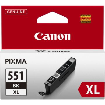 Canon CLI-551XL BK Yüksek Kapasite Siyah Orjinal Mürekkep Kartuşu