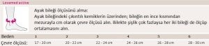 Levamed Active Örme Ayak Bilekliği