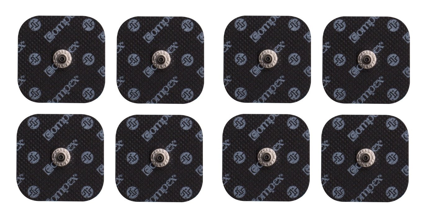 Compex Performance 5x5 cm Snap Çıtçıtlı Tens Elektrot Pedi 8 adet