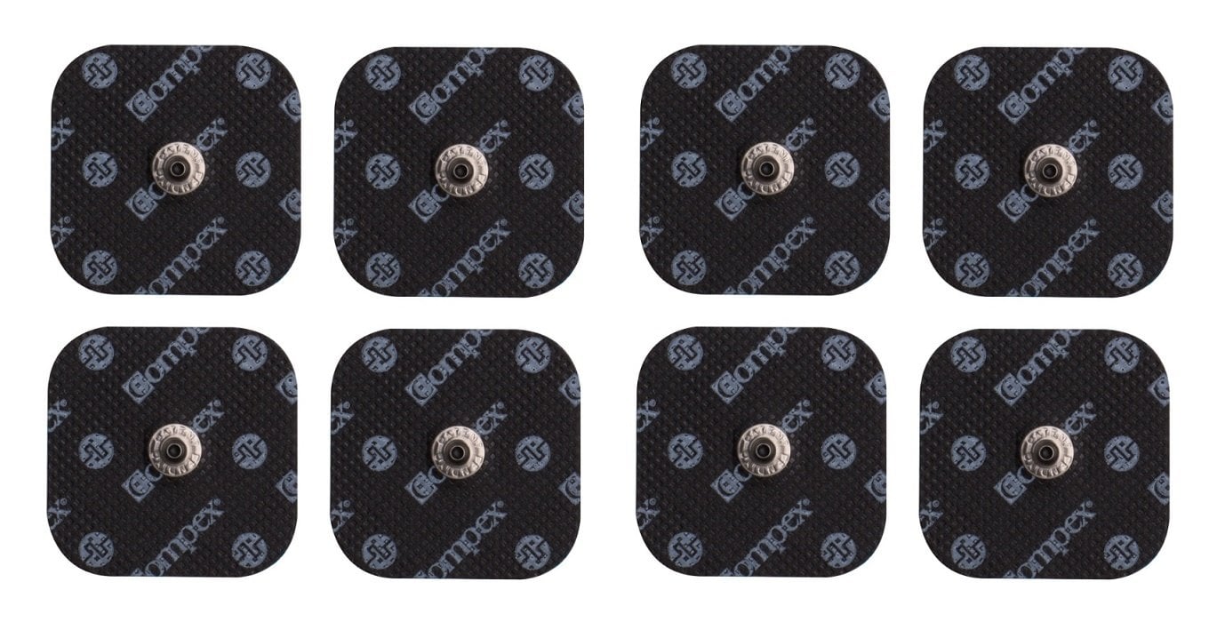 Compex Performance 5x5 cm Snap Çıtçıtlı Tens Elektrot Pedi 8 adet