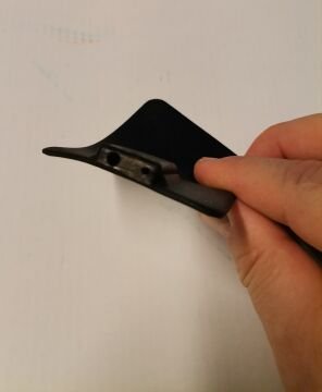Karbon Rubber Tens Elektrod Pedi 2mm ve 4mm Girişli 6x9 cm