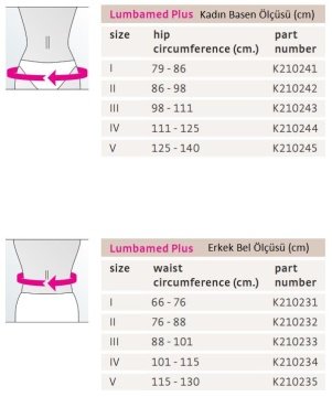 669 Lumbamed Plus Bel Destekli Korse