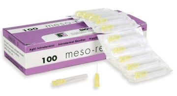 Meso-Relle 30G x 12mm İntradermal Mezoterapi Hipodermik İğne