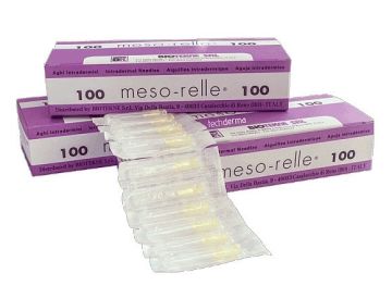 Meso-Relle 30G x 12mm İntradermal Mezoterapi Hipodermik İğne