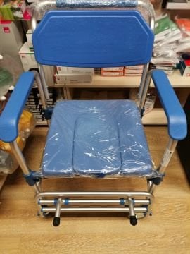 Portatif Aluminyum Banyo Tuvalet Oturağı Klozetli Seyyar Komot