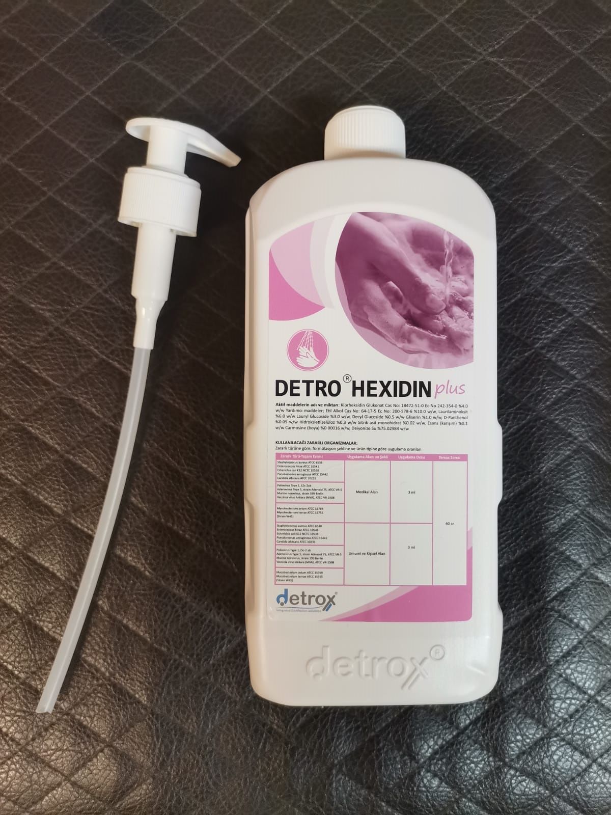 Detro Hexidin PLUS 1L Klorhexidinli Antiseptik Etkili Sıvı Sabun