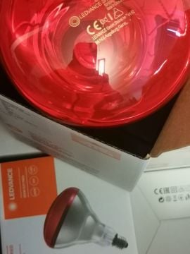 Osram Ledvance İnfrared Lamba 250W E27 Kırmızı İnfraruj Ampul