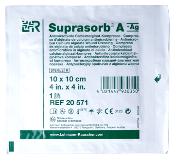 Suprasorb A+Ag Gümüşlü Kalsiyum Aljinat Yara Örtüsü