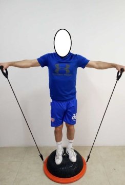 Bosu Topu 62 cm Tutma Kulplu