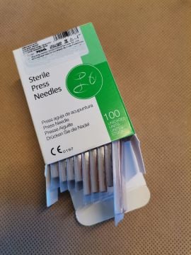 Kanjoray Kalıcı Kulak İğnesi 0.22x1.7 mm Press Needle 100 adet