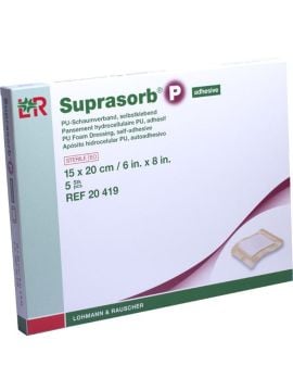Suprasorb P 15x20 cm PU Köpük Yara Örtüsü Kendinden Yapışkanlı 5 adet