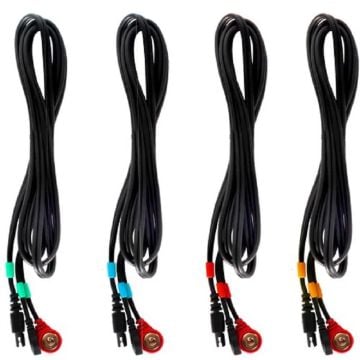 Compex Uyumlu Fit1 Fit3 Sp2 Sp4 Uyumlu Muadil Çıtçıtlı Kablo