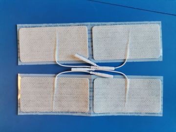 Everway 5x10 cm Kablolu Soketli 4'lü Tens Elektrod Pedi