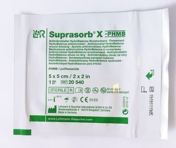 Lohmann Rauscher Suprasorb X PHMB 5x5 cm Yanık Ve Yara Örtüsü
