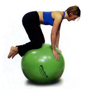 Theraband Pilates Egzersiz Topu 65 cm Yeşil Abs'li
