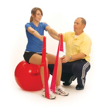 Theraband ABS Egzersiz Pilates Topu 55 cm Kırmızı