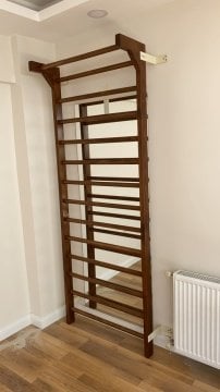 Skolyoz Duvar Barı Gürgen Orta Barlar 90 x 230 cm