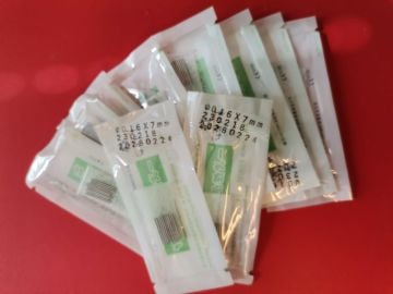 Zhongyan Taihe 0.16 x 7 mm Çelik Akupunktur İğnesi 500 Adet