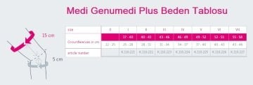 Genumedi Plus Lateral Patellar Destekli Örme Dizlik