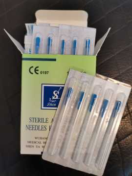 Shenlong Gümüş Akupunktur İğnesi Tekli 100 Adet