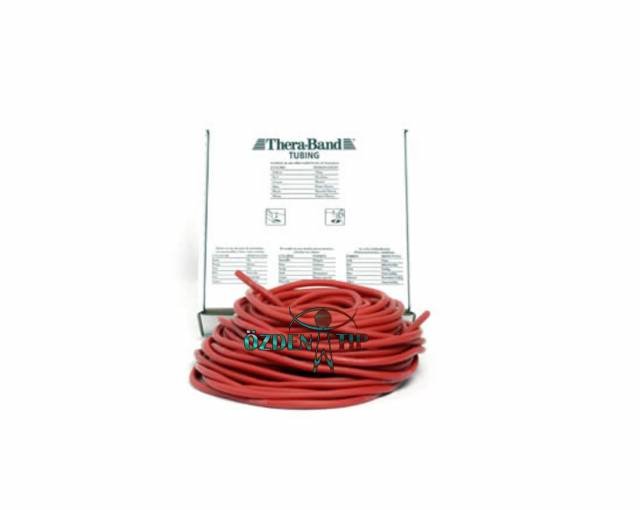 Theraband Kırmızı Tubing Direnç Lastiği 7.5 mt
