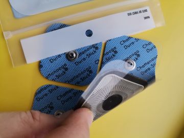 42204 Chattanooga Durastick Plus 5 x 5 cm Compex Cihazları İçin Çıtçıtlı Tens Elektrot Pedi