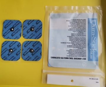 42204 Chattanooga Durastick Plus 5 x 5 cm Compex Cihazları İçin Çıtçıtlı Tens Elektrot Pedi
