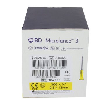 BD Microlance 3 Mezoterapi İğnesi 30G 0.3 x 13mm 100 adet