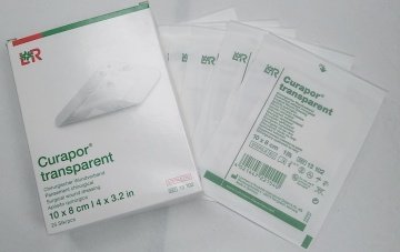 Lohmann Rauscher 13102 Curapor Transparent 10x8cm Emici Pedli Su Geçirmez Yara Örtüsü