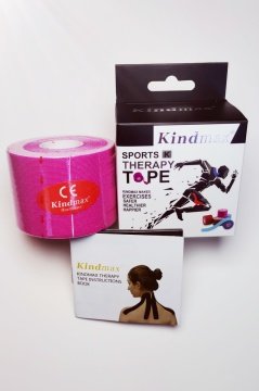 Kindmax Kinesiology Bandı Kinesiotape Ağrı Bandı Pembe