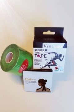 Kindmax Kinesiology Bandı Kinesiotape Ağrı Bandı Yeşil