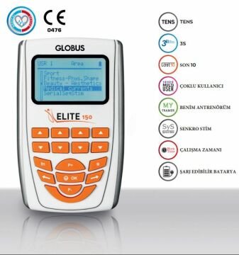 Globus Elite 150 4 Kanallı Tens Ems Kombine Cihaz