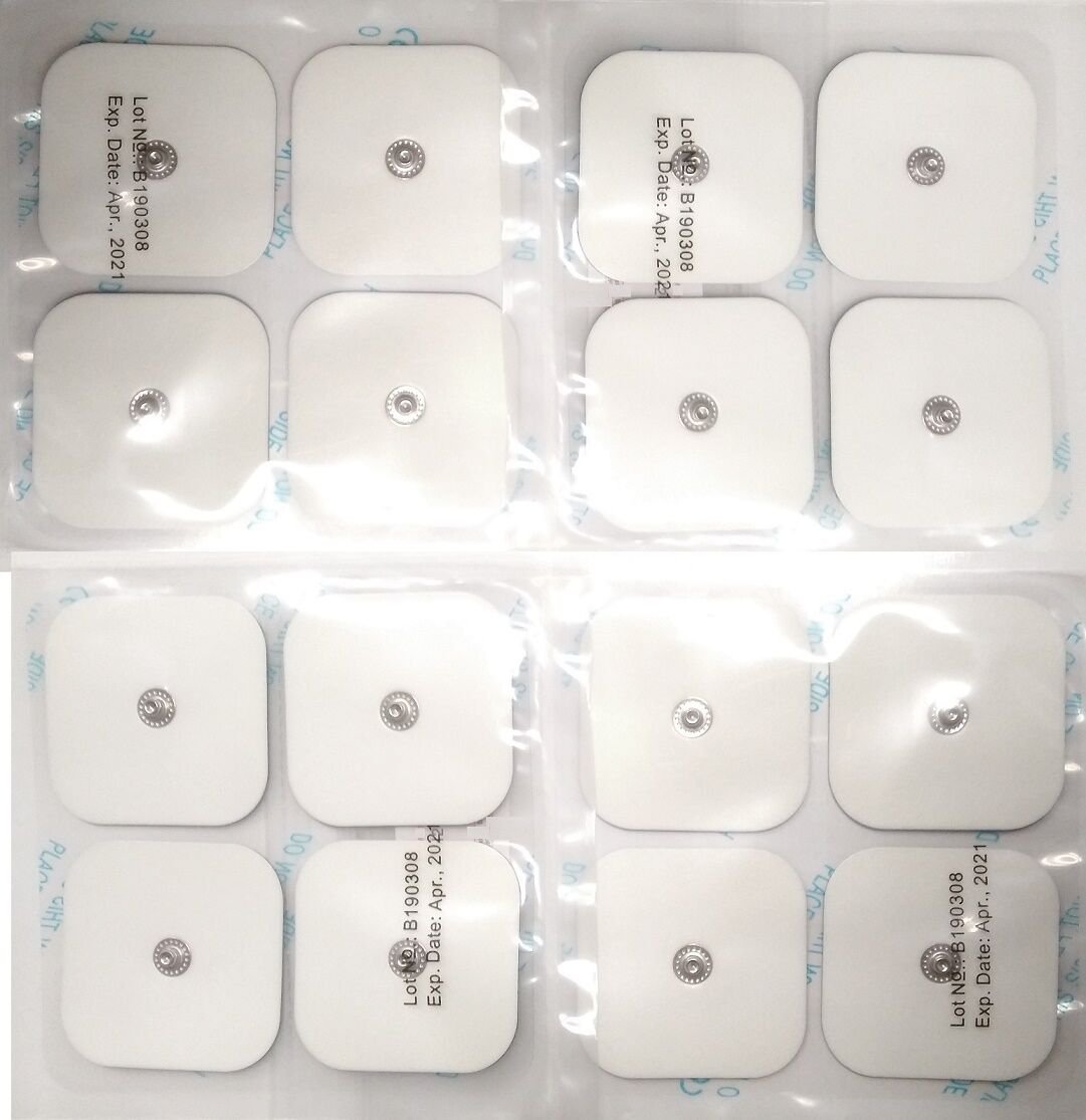 Tens Elektrod Pedi Çıtçıtlı 5x5 cm Pakette 4 Adet 4 adet % 10 iskontolu