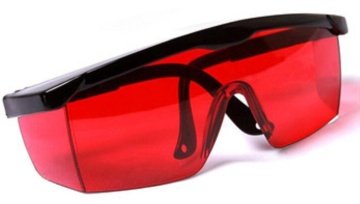 UV - Puva Koruyucu Kırmızı Polikarbonat Gözlük