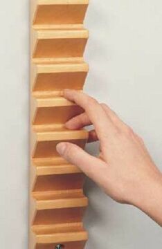 Parmak Merdiveni Eğimli Yükseklik Ayarlı