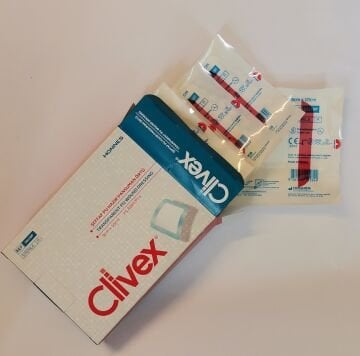 Clivex 9x10 cm Şeffaf PU Pansuman Yara Örtüsü 25 Adet PU Su Geçirmez