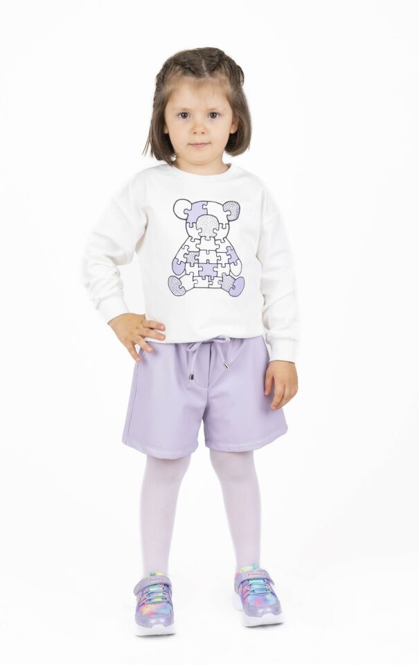 KIZ ÇOCUK BASKILI SWEATSHIRT