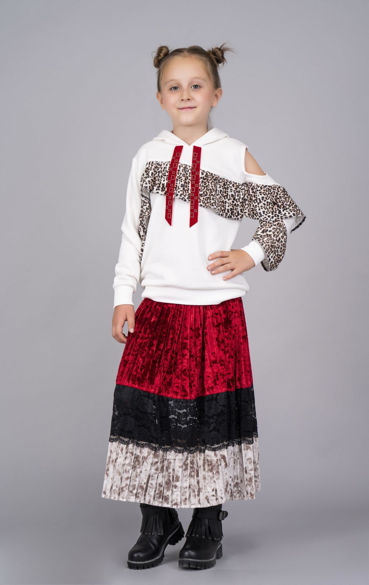 KIZ ÇOCUK KADİFE ETEK