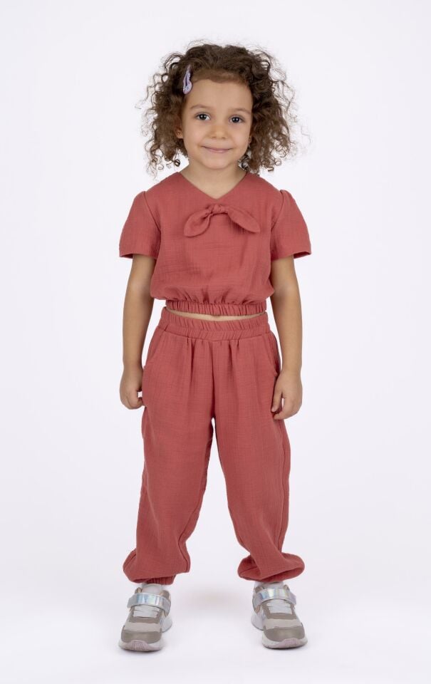 KIZ ÇOCUK CROP BLUZ