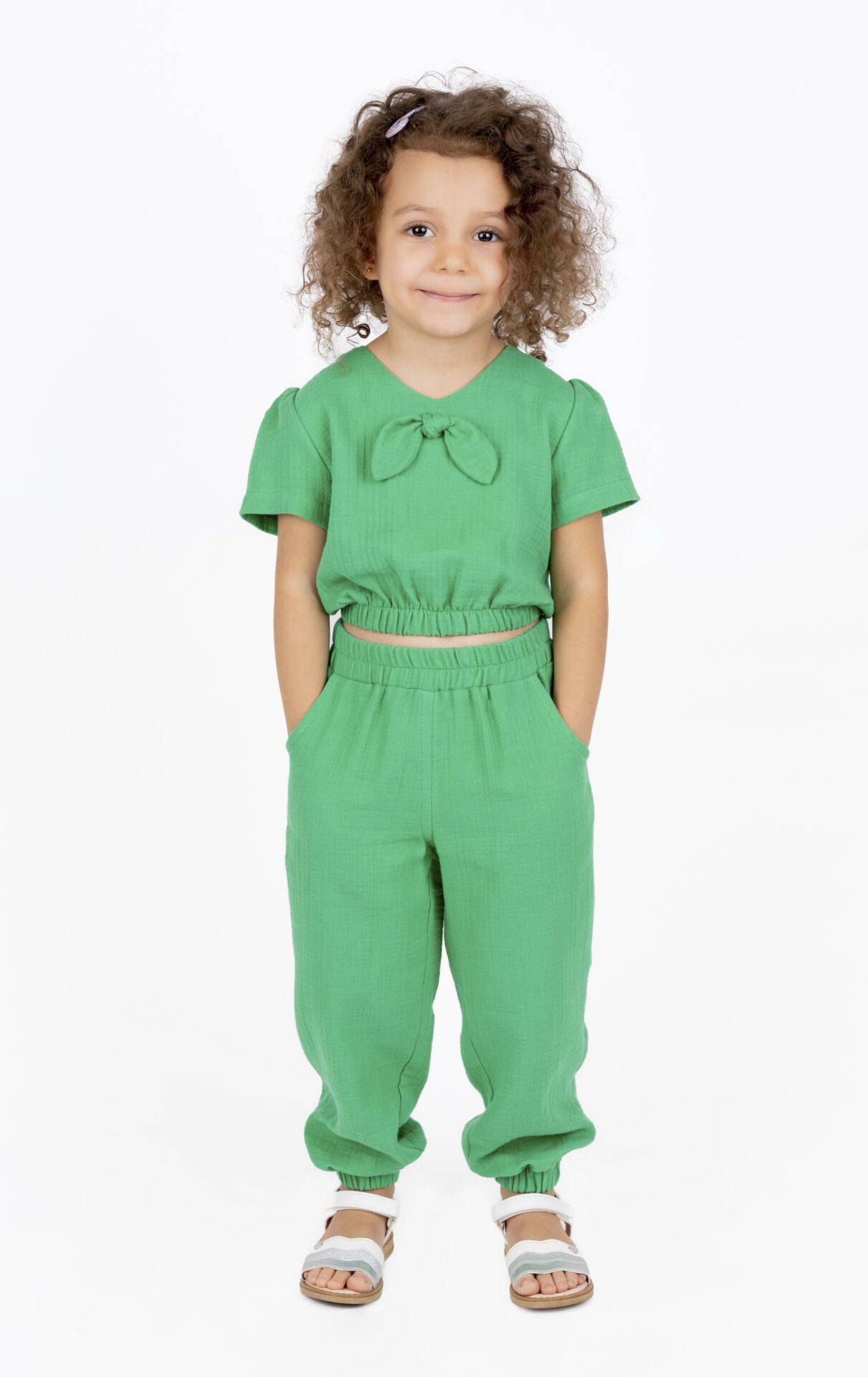 KIZ ÇOCUK CROP BLUZ