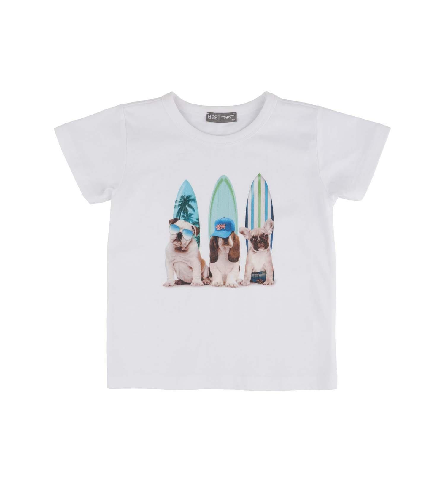 ERKEK ÇOCUK BASKILI T-SHIRT