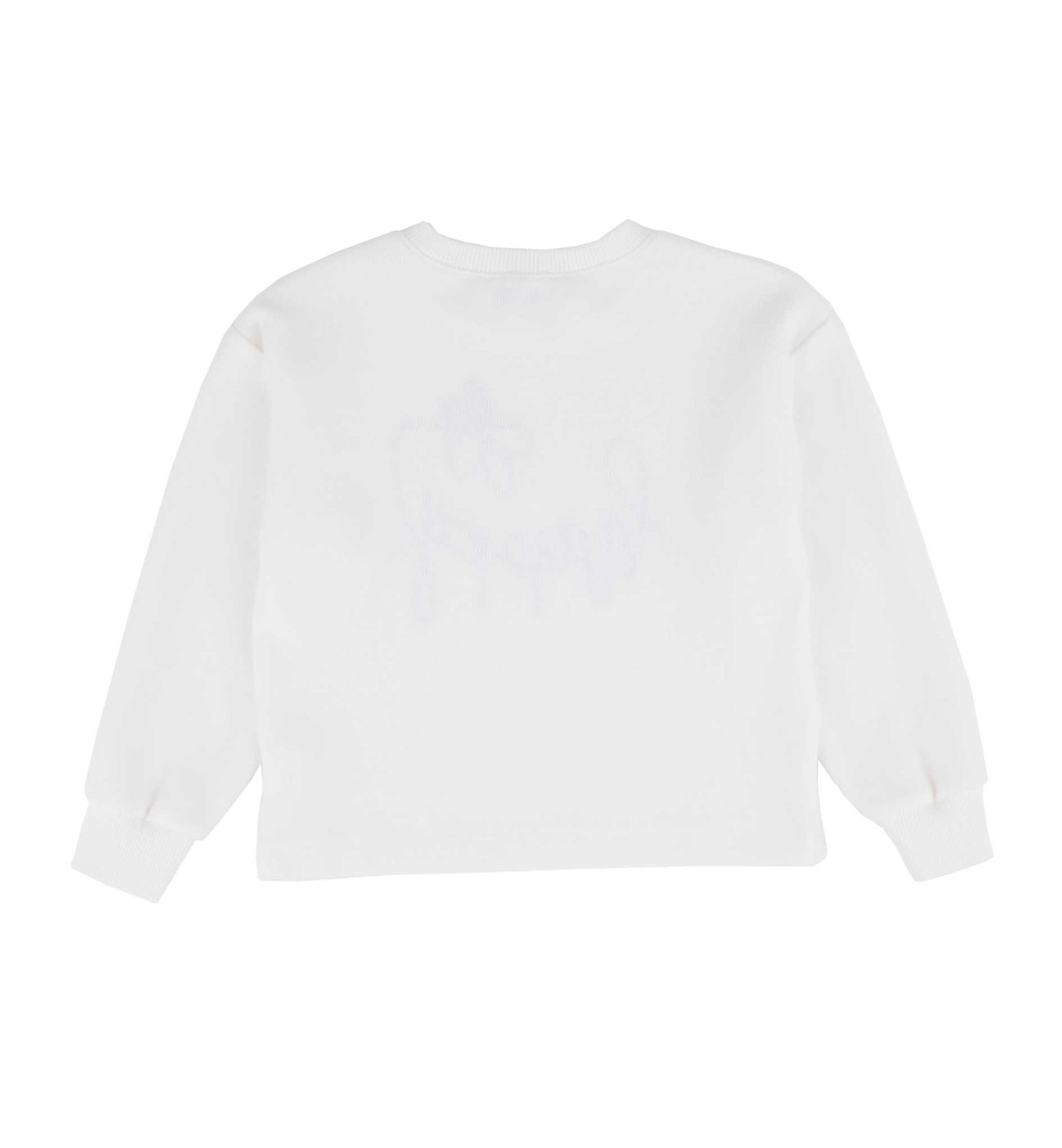 KIZ ÇOCUK YAZI İŞLEMELİ SWEATSHIRT