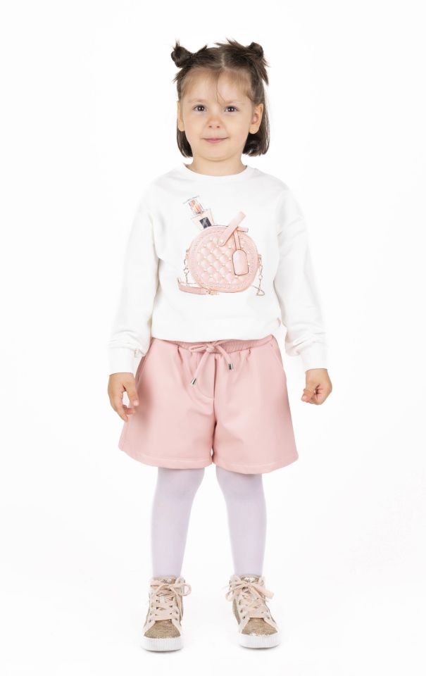KIZ ÇOCUK BASKILI SWEATSHIRT